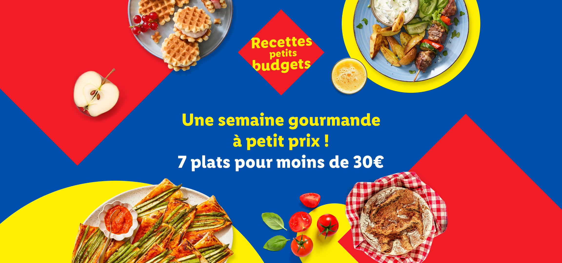 Recettes petits budgets - Une semaine gourmande à petit prix !