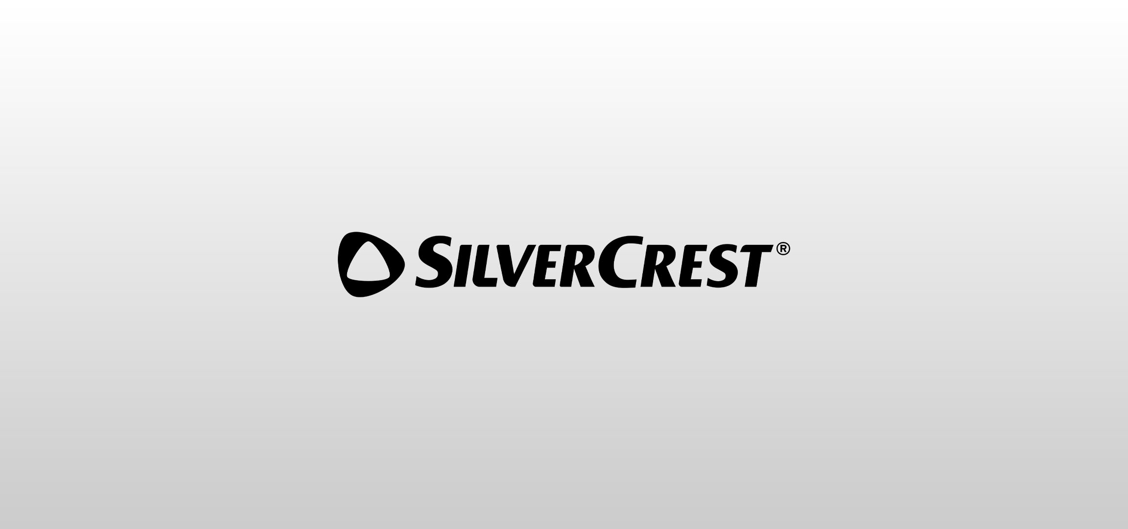 Logo SilverCrest sur fond gris clair.