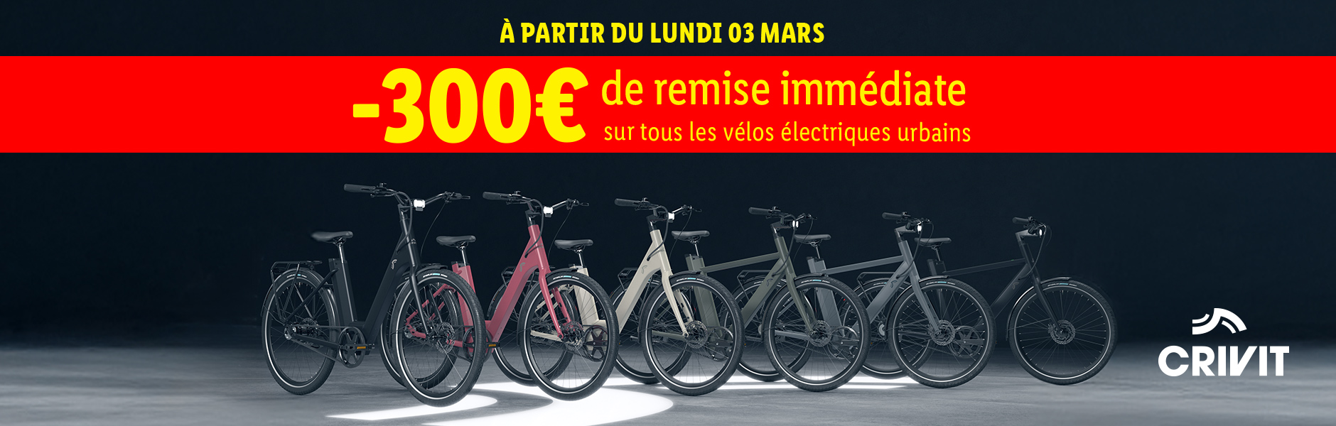 Offre Lidl E-bike 300€ de remise