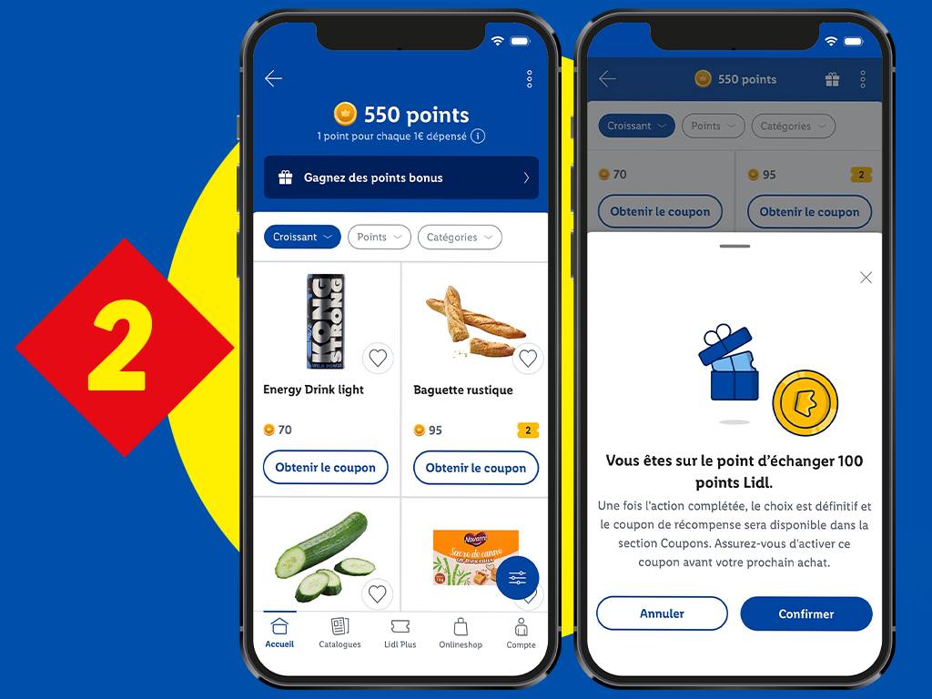 Collectez vos points