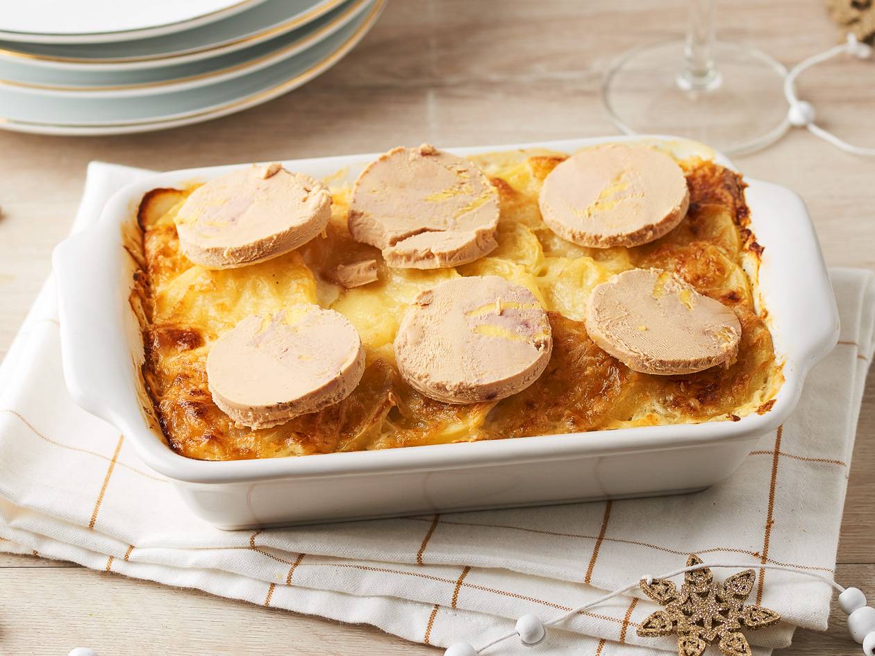 Gratin dauphinois au foie gras