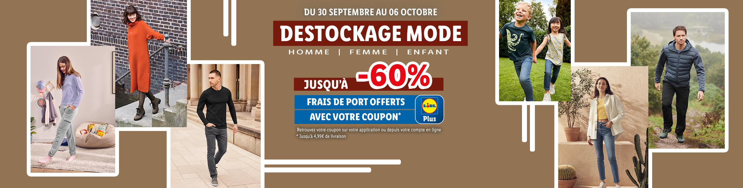 Jusqu'à -60% avec Lidl Plus !