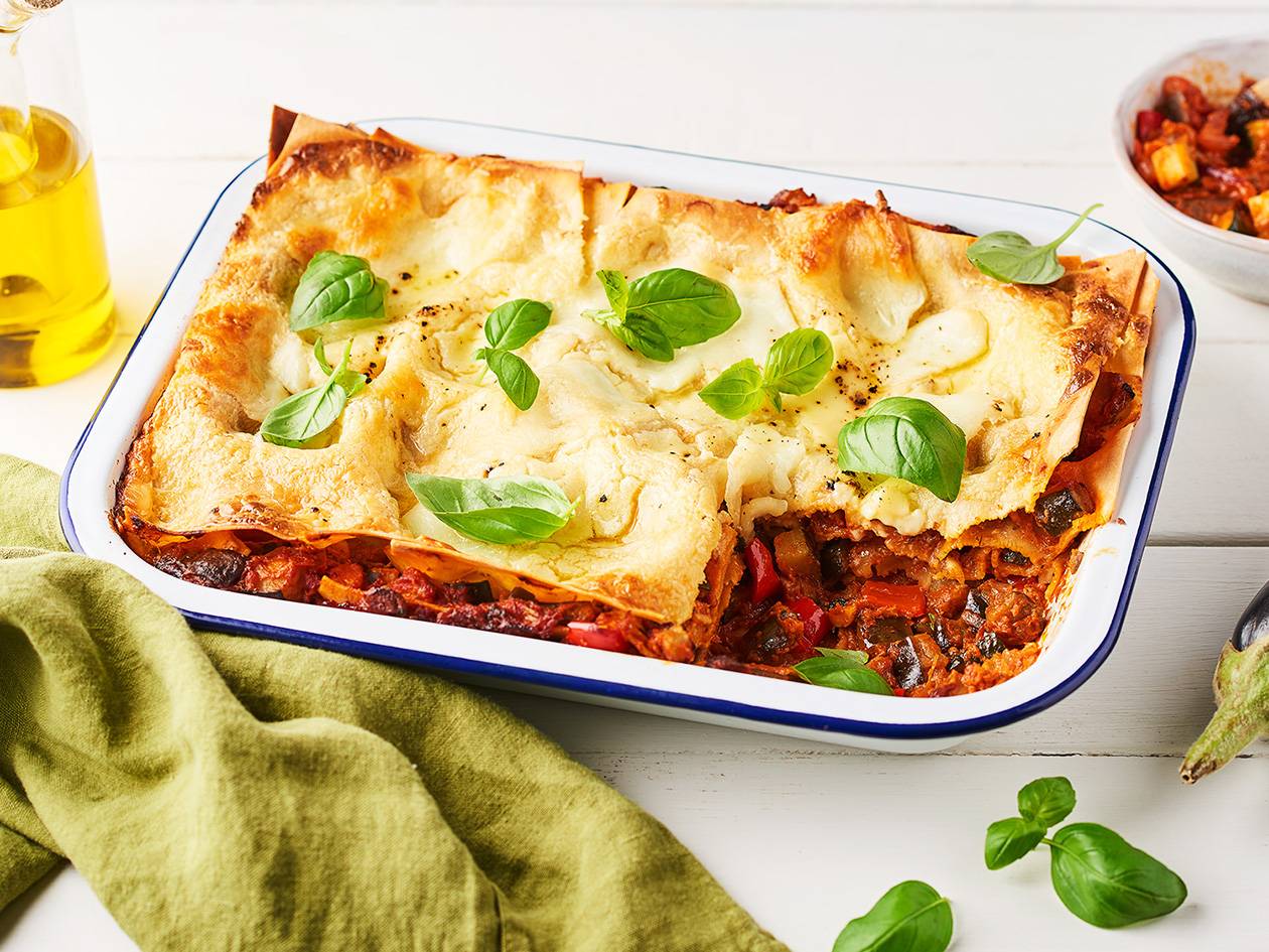 Lasagnes veggie courgette et mozza