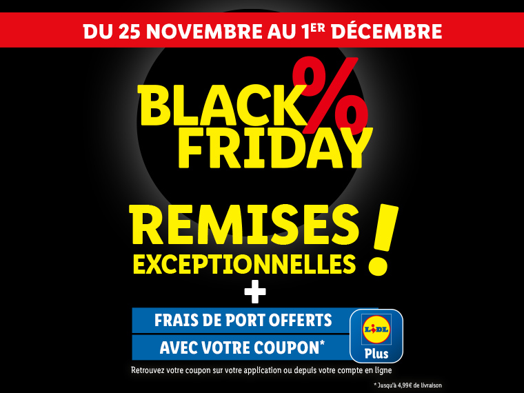 Profitez du black friday !