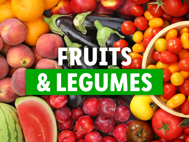Fruits et légumes de la semaine