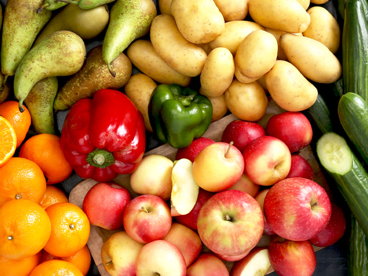 Arrivages de fruits et légumes frais