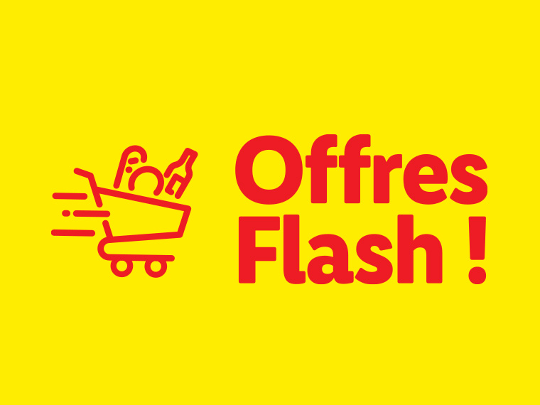 Offres flash à prix éclairs ! ⚡